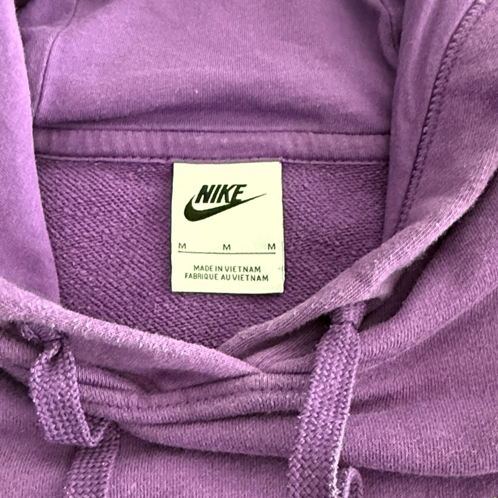 Nike Women's Vibrant Purple Hoodie - Picture 2 of 4